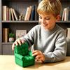 Miniatyrsofa for Håndlaget Scene Søt Skyputestol med Tuftet Tekstur Mikromateriale Møbler for Barns Latelek Hjemmedekor Fotografi