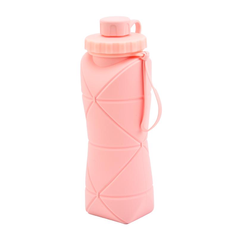 Silikon-Faltwasserflasche mit großer Kapazität für Outdoor-Sport und Reisen