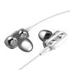 A4 Universal Wire Control Double Moving Coil Subwoofer Earphone In-ear Earplugs Headset