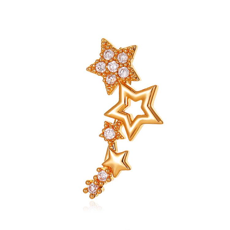 Zircon Leaf Ear Clip Set: Stylish Ear Cuff for a Unique Look (No Piercing Needed)