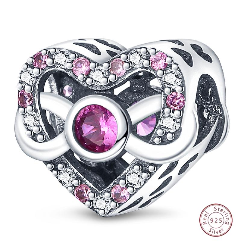 Copper Beaded Pendant Shiny Zirconia Spring Bow Original 3Mm Bracelet Women Fine Jewelry