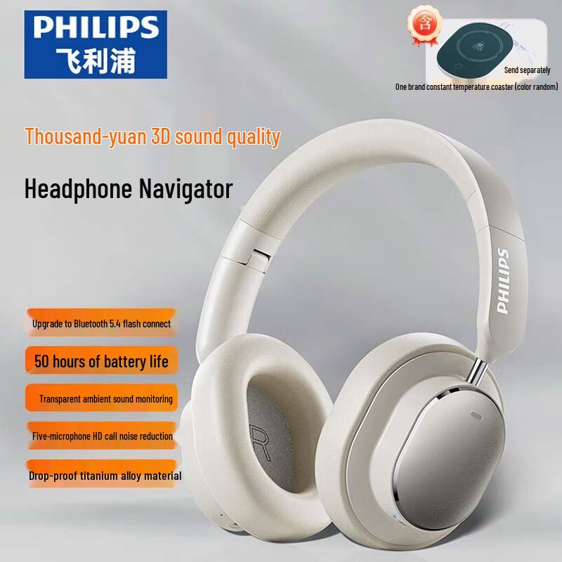 

Philips TAH5519 Wireless Noise-Cancelling Over-Ear Headphones