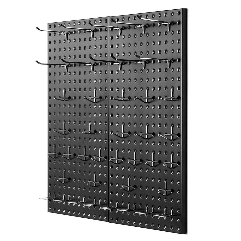 Metal Pegboard Panels 2 panels 24" x 12" Wall Organizer for Garage Tool