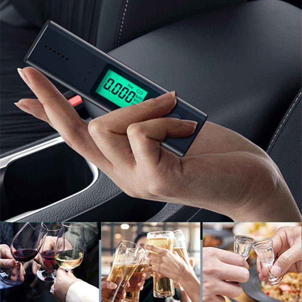 

Digital LCD Breath Alcohol Tester Breathalyzer Analyzer Detector