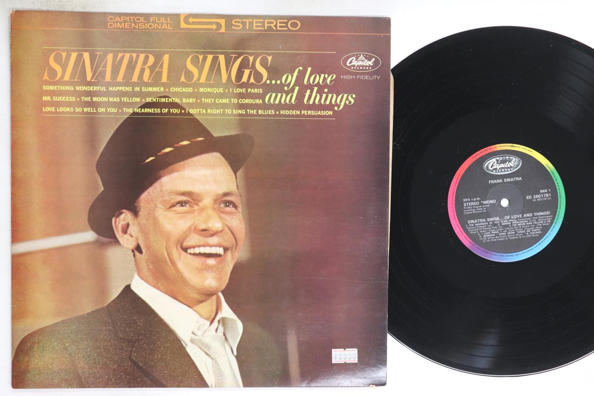 

LP Record FRANK SINATRA - Sinatra Sings...of Love And Things ED2601781 CAPITOL 1984 UK Jazz Used