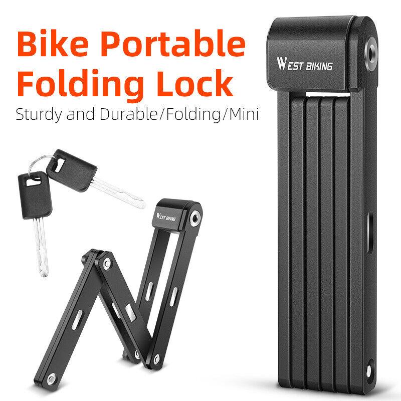 Bike Foldable Lock Antitheft Electric Bike Chainlock Bicycle Padlock Bicycle Motorcycle Safety Lock Bicycle Accessories