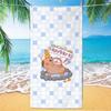 Capybara Towel Microfiber Beach Towel Absorbent Quick dry Soft Yoga Swimming Resort Mountain Climbing Towel