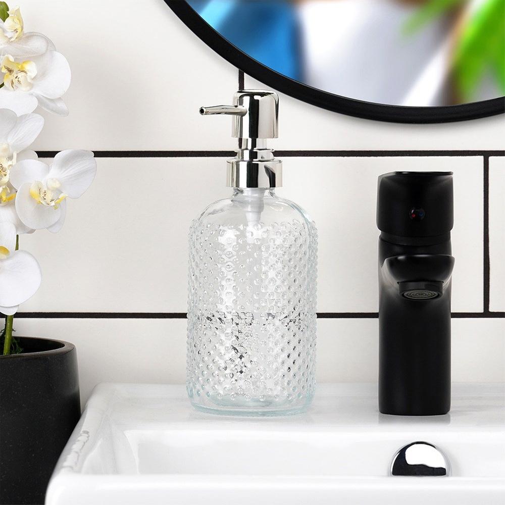 Glass soap dispenser 430 ml