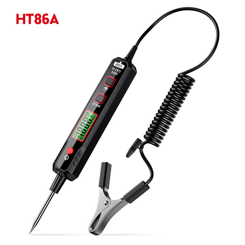 12V Car Voltage Detector Pen Electrical Circuit Test Pen Automobile Fault Maintenance Circuit Tester Digital Backlight Display