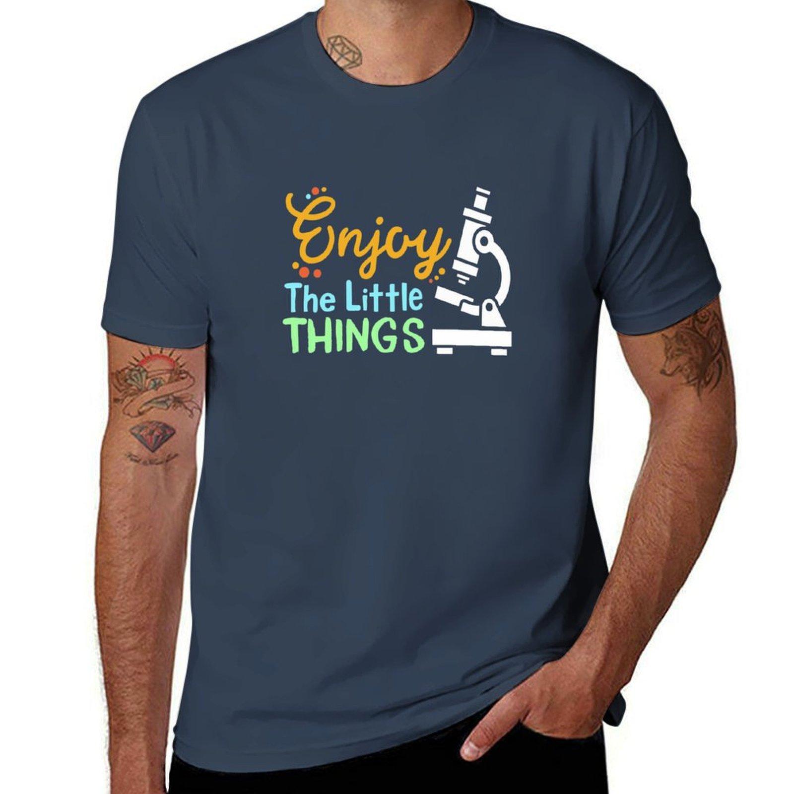 Enjoy The Little Things Microbiology Tshirt Holiday Outdoor Tshirt S
