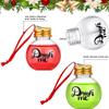 Set of 20 Clear Fillable Christmas Hanging Ornament Delicate Craftable Baubles for Holiday Tree Decoration and Parties