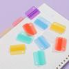 18pcs Colored Plastic File Index Clips, Multi-Functional Bookmark & Page Marker with Color-Coded Tabs, Reusable Binding/Sealing for Books, Journals