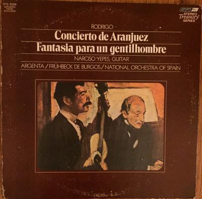 LP Schallplatte RODRIGO – NARCISO YEPES GITARRE, NAT - Concierto De Aranjuez – Fantasia Pa STS15199 LONDON 1970 US Klassik Gebraucht