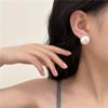 925 Silver Retro Pearl Earrings - Classic Japanese & Korean Style