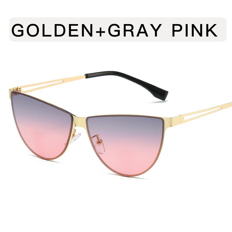 Cat Eye Shape Sunglasses Women European American Fashion Trendy Sun Glass for Men Holiday Travelling Outdoor Sunglass