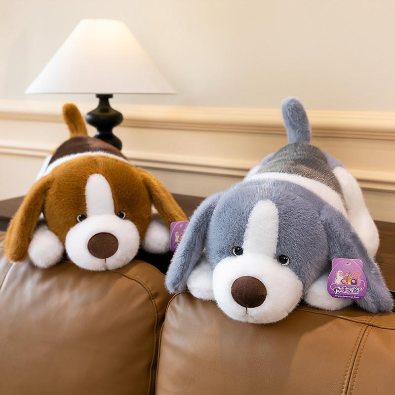 Cartoon Plush Pug And Bread Dog Soft Toys For Kids Bedroom Decor And Play