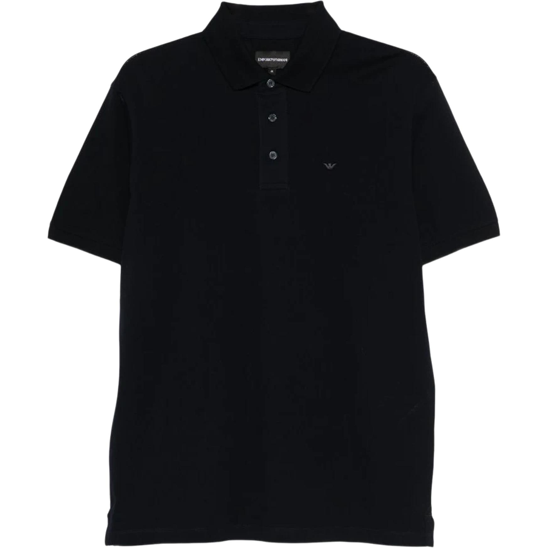 Emporio Armani Ss26 Cotton Short Sleeve Logo Polo Shirt Men tops EM004643-AF12955-UB118 S