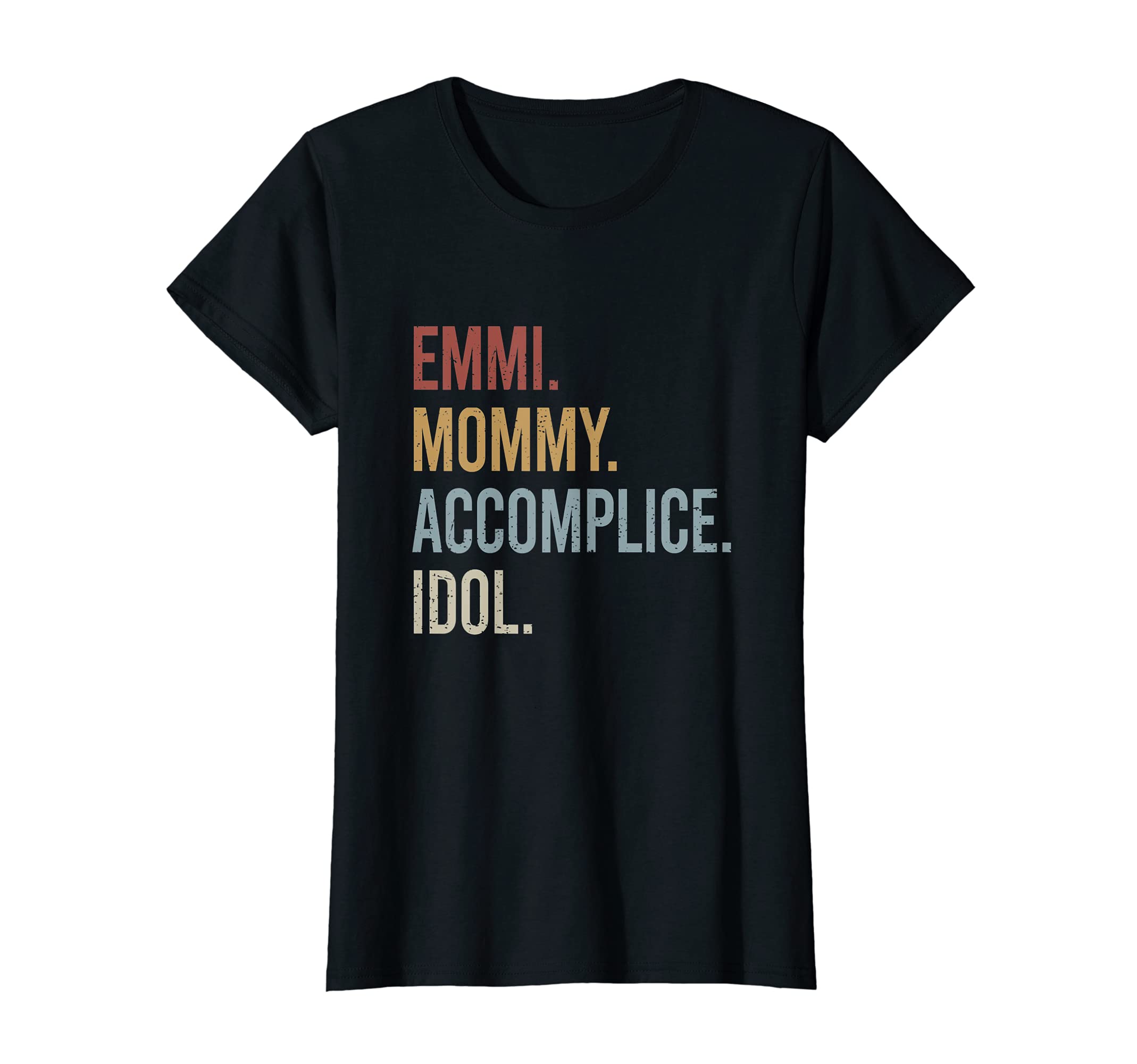 

Emmi Mommy Accomplice Idol Retro Style Vintage Women s T-Shirt чёрный