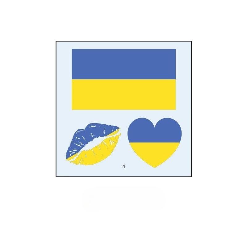 10PCS New World Cup Flag Tattoo Stickers Football Game Games Tattoo Stickers Makeup Face Stickers