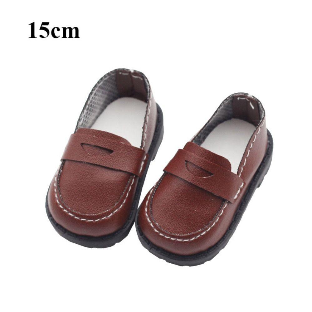 Mote Skinnsko for 15/20 cm Bomullsdukker for 1/12 1/14 Dukker for EXO-dukke