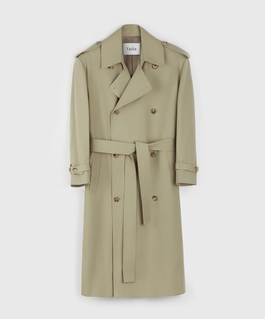Taille Pigalle Over Trench Coat Beige