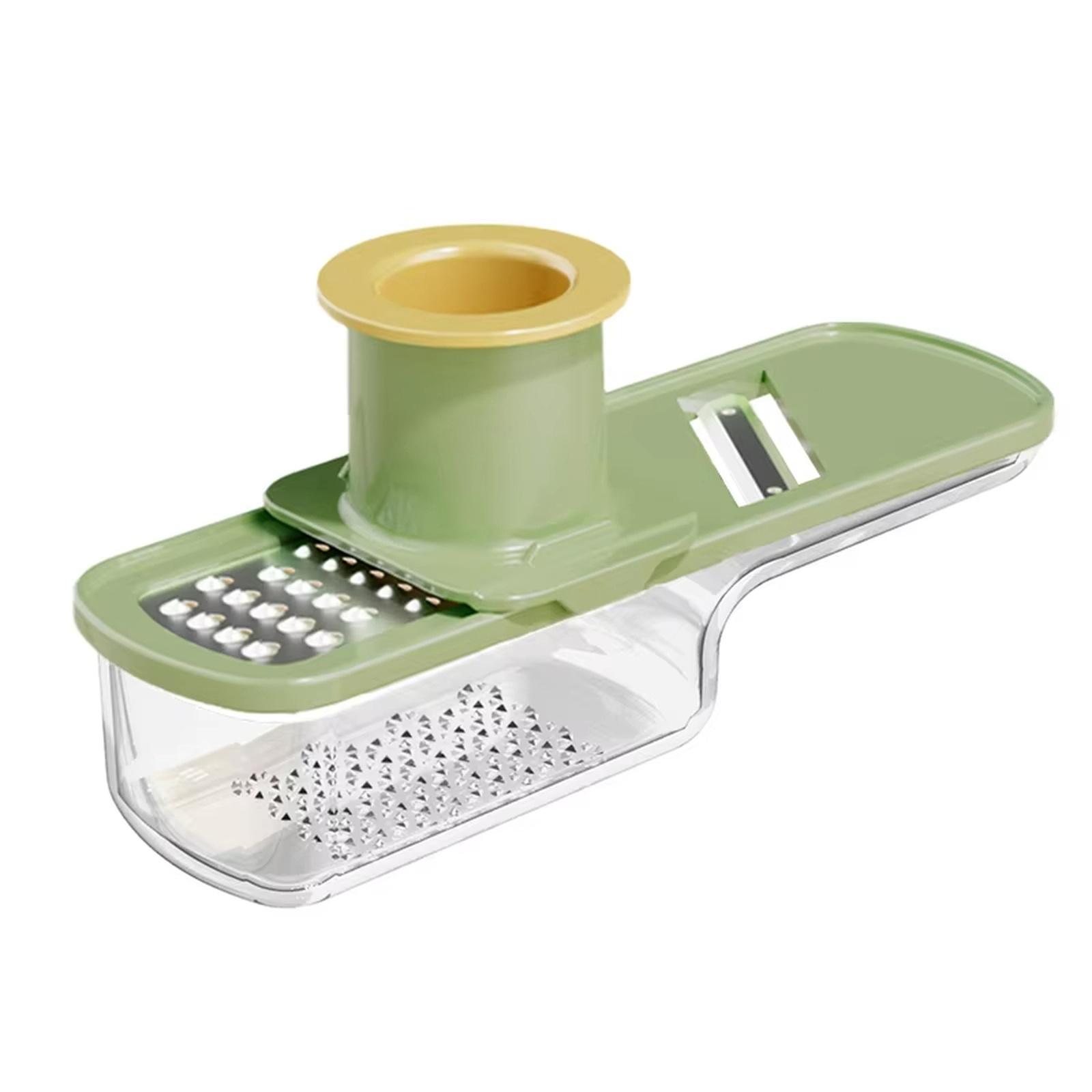

Garlic Grater Potato Multifunction Vegetable Cutter one size зелений
