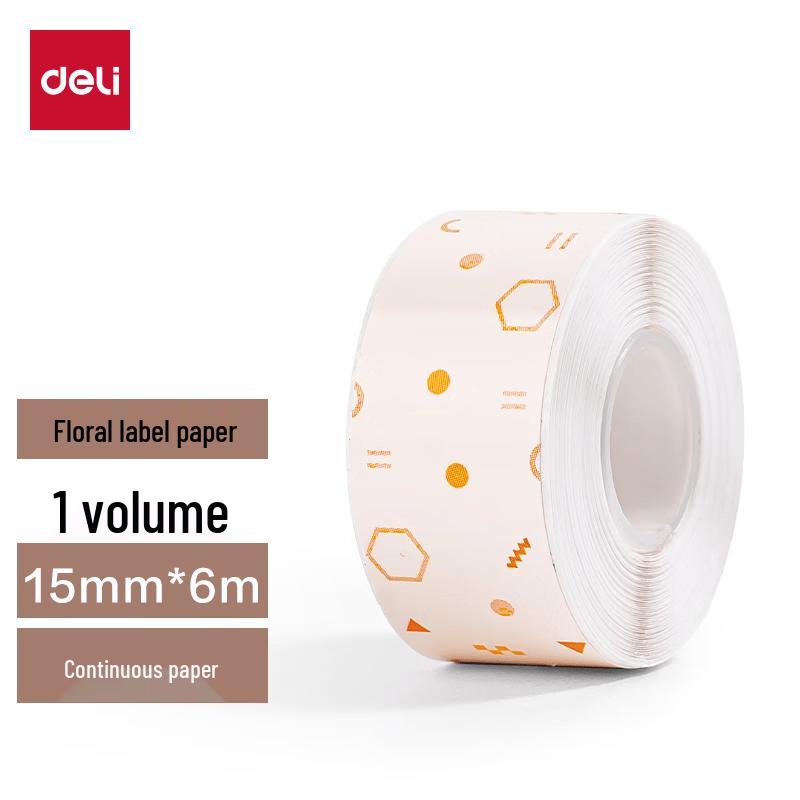 Deli QH17 Transparent Thermal Label Paper