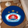 Slovakia's Bratislava Team Round mat, Anti-slip Circle Carpet Chair rug For livingroom,Bedroom, doormat home decor Gift Christmas Gifts