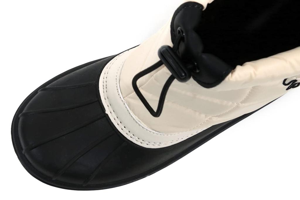 Mozu Bean Down Inner Elastic Size 22cm Boots, Boa, Cuffs, Women's, Ivory,