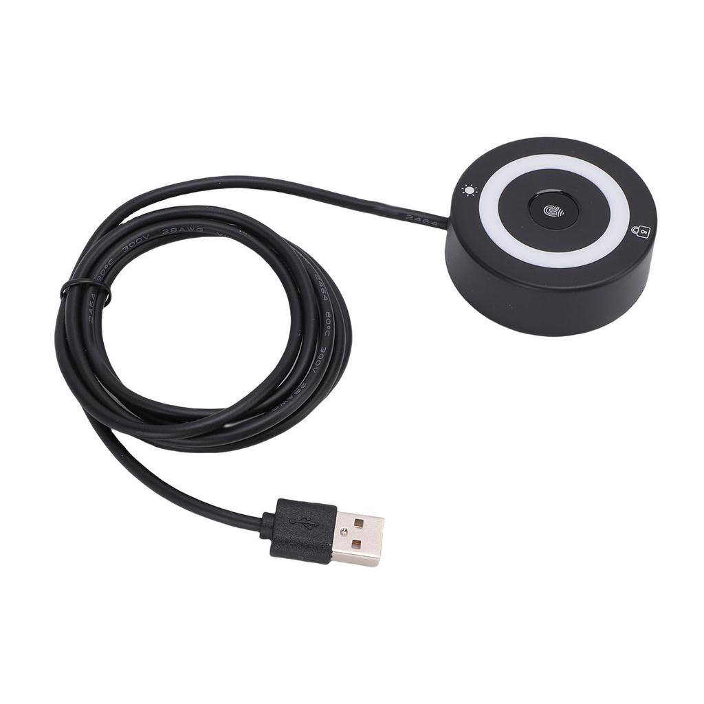 USB Fingerprint Reader for   10 11 Fingerprint Scanner PC Dongle 360 Degree Touch Fast Matching Biometric Recognition for PC Laptop