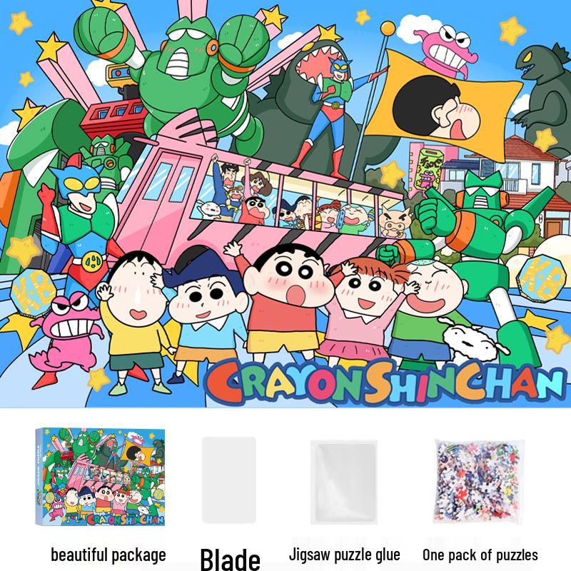 1,000-Piece Cute Healing Jigsaw Puzzle: Adult High-Difficulty Decompression Toy, Educational Gift for Girls