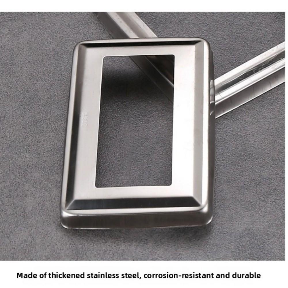 3pcs 304 Stainless Steel Flange Cover Square Guardrail Foot Cover  Staircase Handrail Guardrail