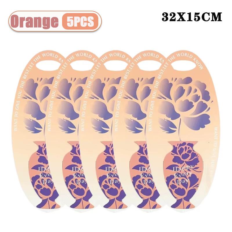 Foldable Valentine Flower Bouquet Box Simple Elegant Design Handheld Easy Carry for Wedding Home Party Romantic Gift