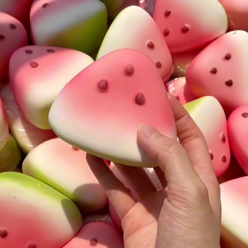 

2026 Cute Watermelon Squishy Fidget Toy Slow Rebound Decompression Toy Anti-Stress Slow Rising Fruit Soft Stress Relief Squeeze Toy Quantity 2
