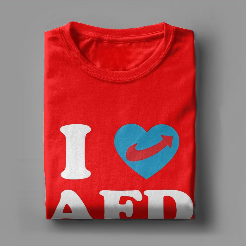 Vintage T-Shirt Alternative Afd GerUnisexy Reines Baumwoll-T-Shirts Blaues T-Shirt für Unisexs Sommer Ästhetisch Lässiges Kurzarm-Oberteil Tees