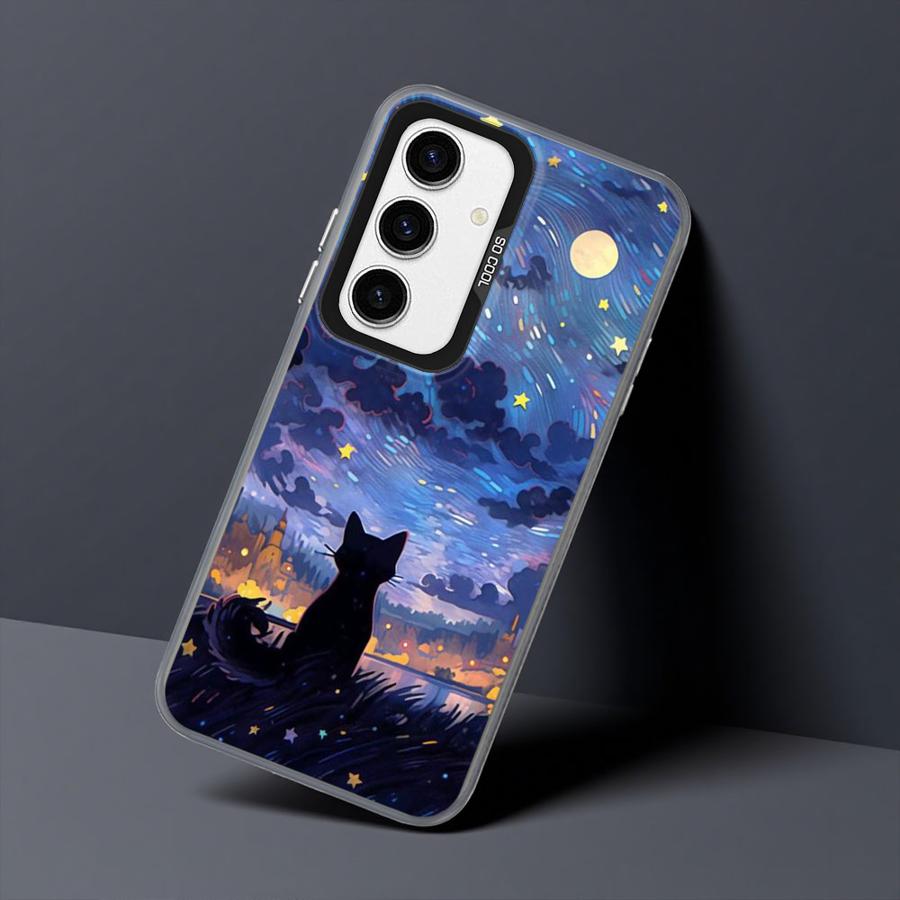 

Van Gogh Art Cat Case for Samsung Galaxy A53 A35 A73 A71 A55 A72 A52 A54 A51 A56 A26 A36 Soft Shell Galaxy A52