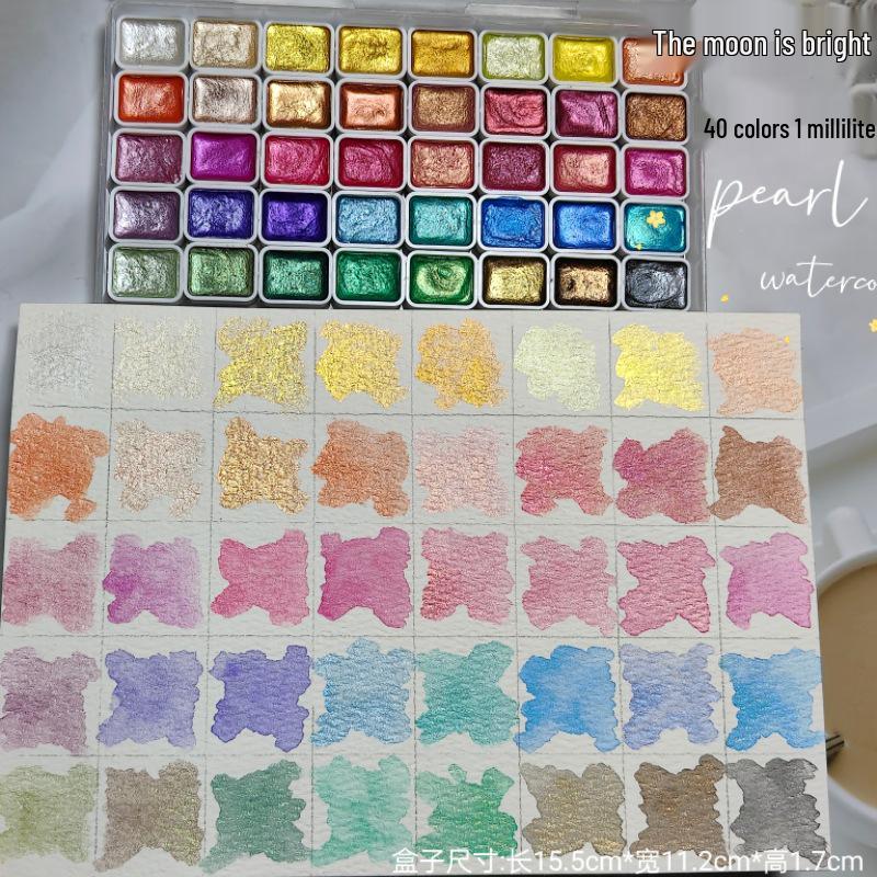 Nail Art Pearlescent Watercolor Set