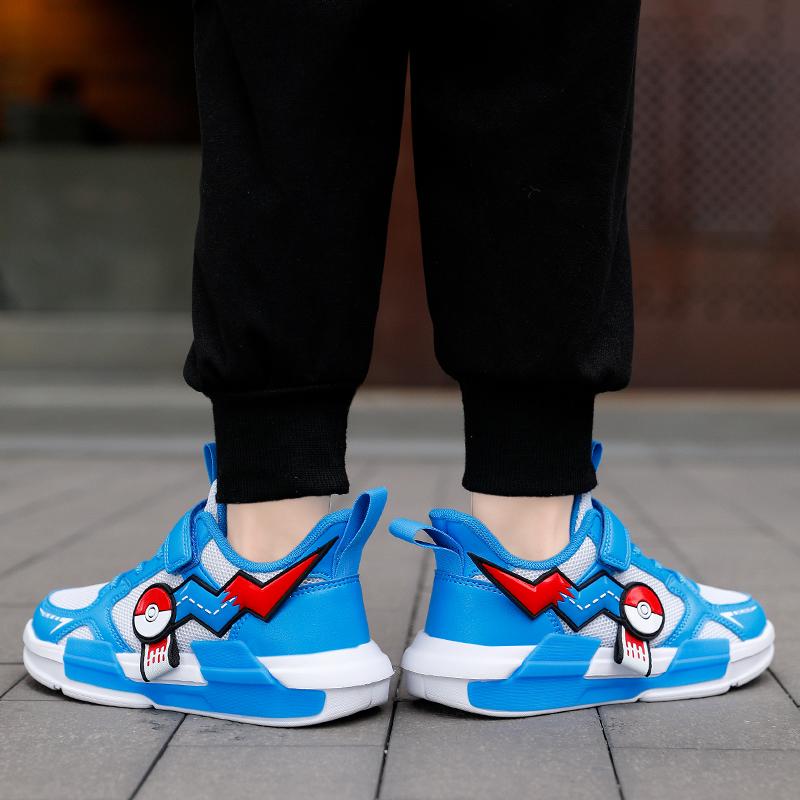 Fashion Children Sport Shoes Casual Anime Cosplay Sneakers Breathable Kids Sneakers Light Boys Girls Running Shoes Mesh Shoes