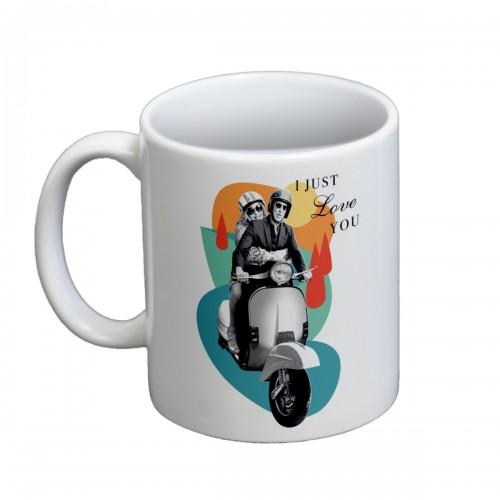The White Lotus I Just Love You Moped Mug