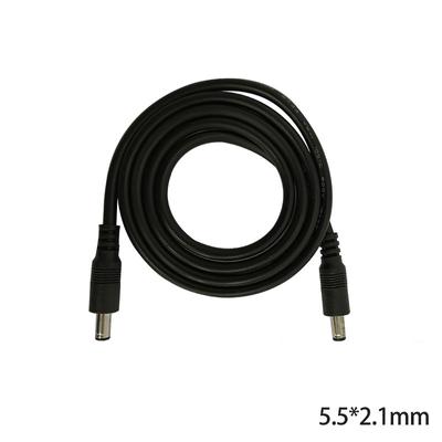 Power Adapter Extension Cord 5.5x2.1mm Male To Male Plug for 5.5x2.1mm Power Cable For CCTV Camera LED Strips