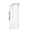 1pcs 18cm Shatterproof Transparent Plastic Vase - For Wedding, Party & Home Decor -For Florals Minimalist Table Centerpieces