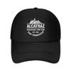 Alcatraz Swim Humor - Inspired, Prison Parody Design Mesh Baseball Cap