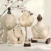 Cloth Jewelry Display Stand Necklace Jewellery Displays Rack Modern Pendant Organizer Holder Jewelers Counter Exhibition Boxes