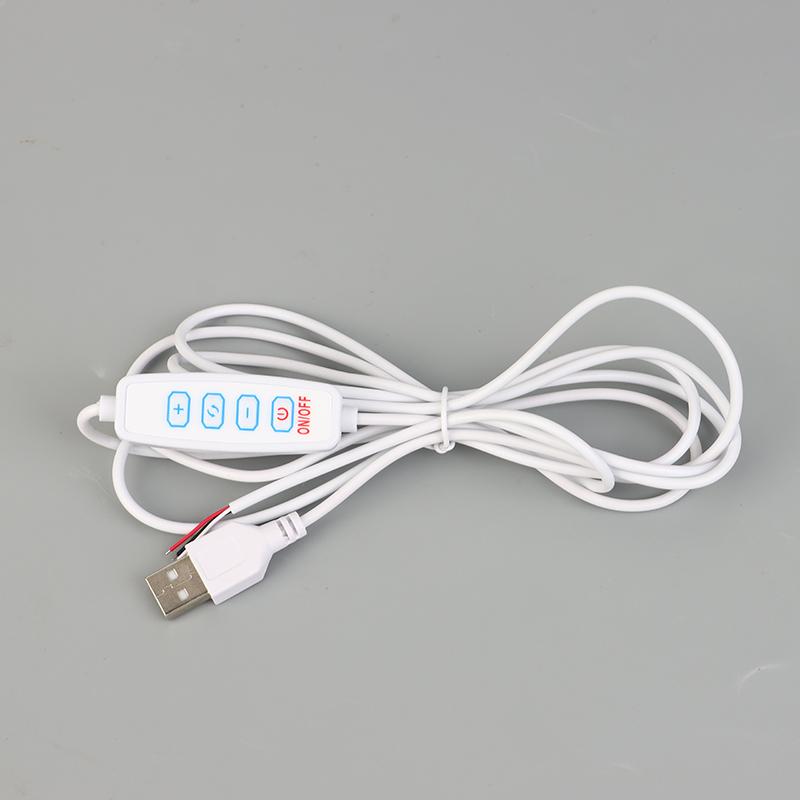 

Светодиодный диммер постоянного тока 5 В, 2 м, USB-кабель с переключателем, регулируемый пульт дистанционного управления, 3-контактный удлинительный провод для одного 3 цветов, светодиодный светильник Cct