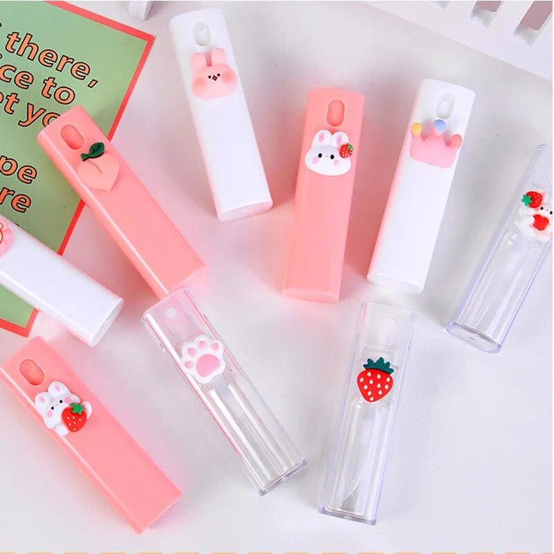Mini vaporisateur Portable de dessin animé mignon de 10ml, bouteille rechargeable pour cosmétique, bouteille d'hydratation, désinfection à l'alcool, arrosoir de voyage