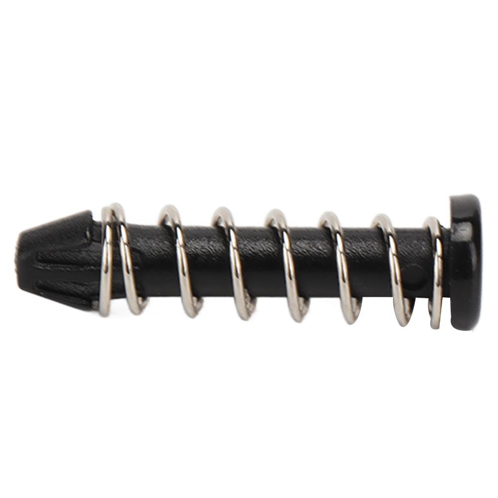 100 шт. 18,6 мм Пластиковый черный зажим-крепление для радиатора, крепежный штифт, круглая головка, крепеж для радиатора, установка радиатора 100Pcs