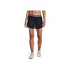Under Armour Solid Color Letter Print Training Shorts Women Shorts Black 1370734-001