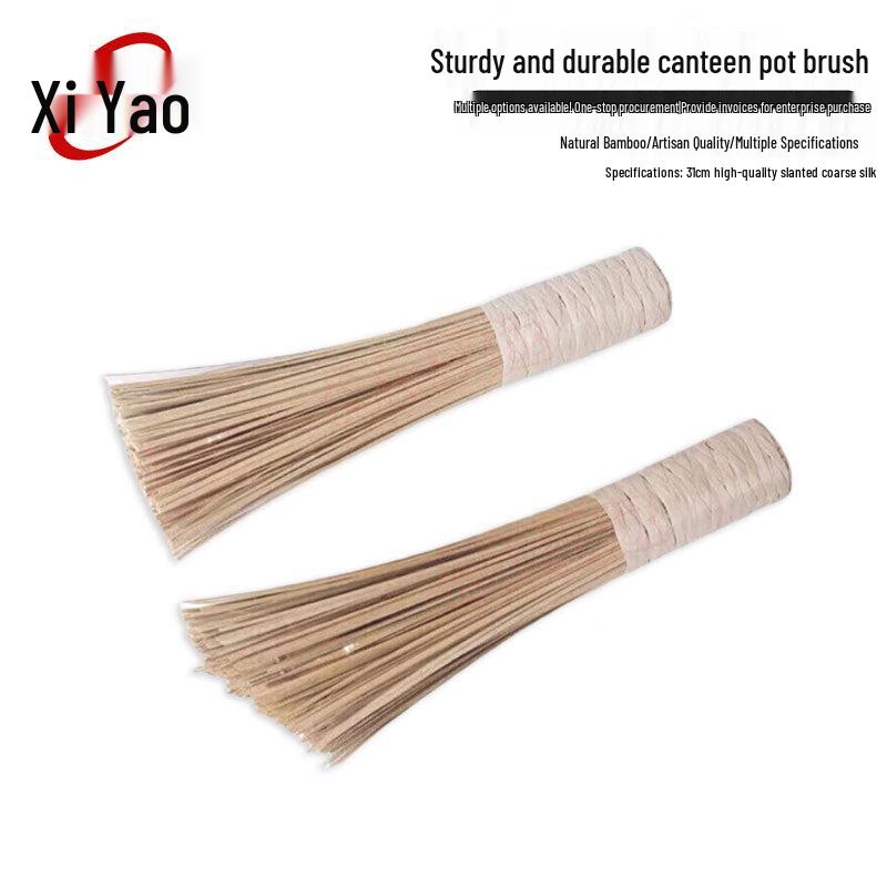 Durable Bamboo Pot Brush