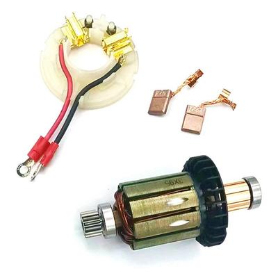 619496-0 Kohlebürstenhalter Motor mit Kupferkohlebürste passend für DC18V MAKITA ANKER DHP458, DDF458, BHP458, BDF458
