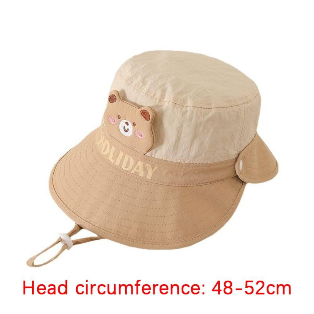 Quick-drying Kids Bucket Hat Sun Protection Shading Hat Fahion Sun Cap  Boys Girls